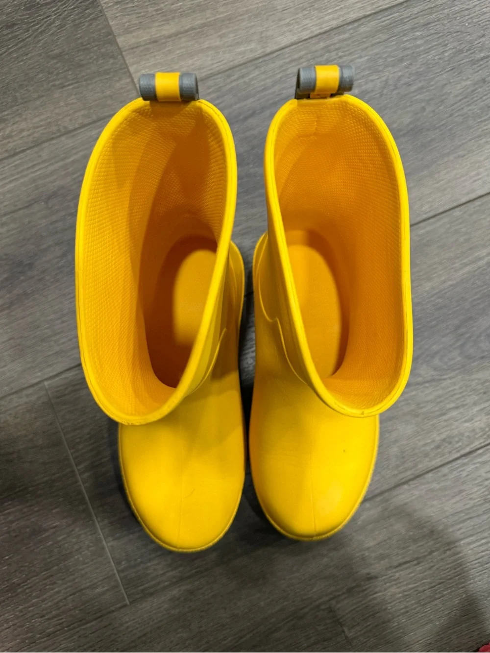 Totes yellow rain boots